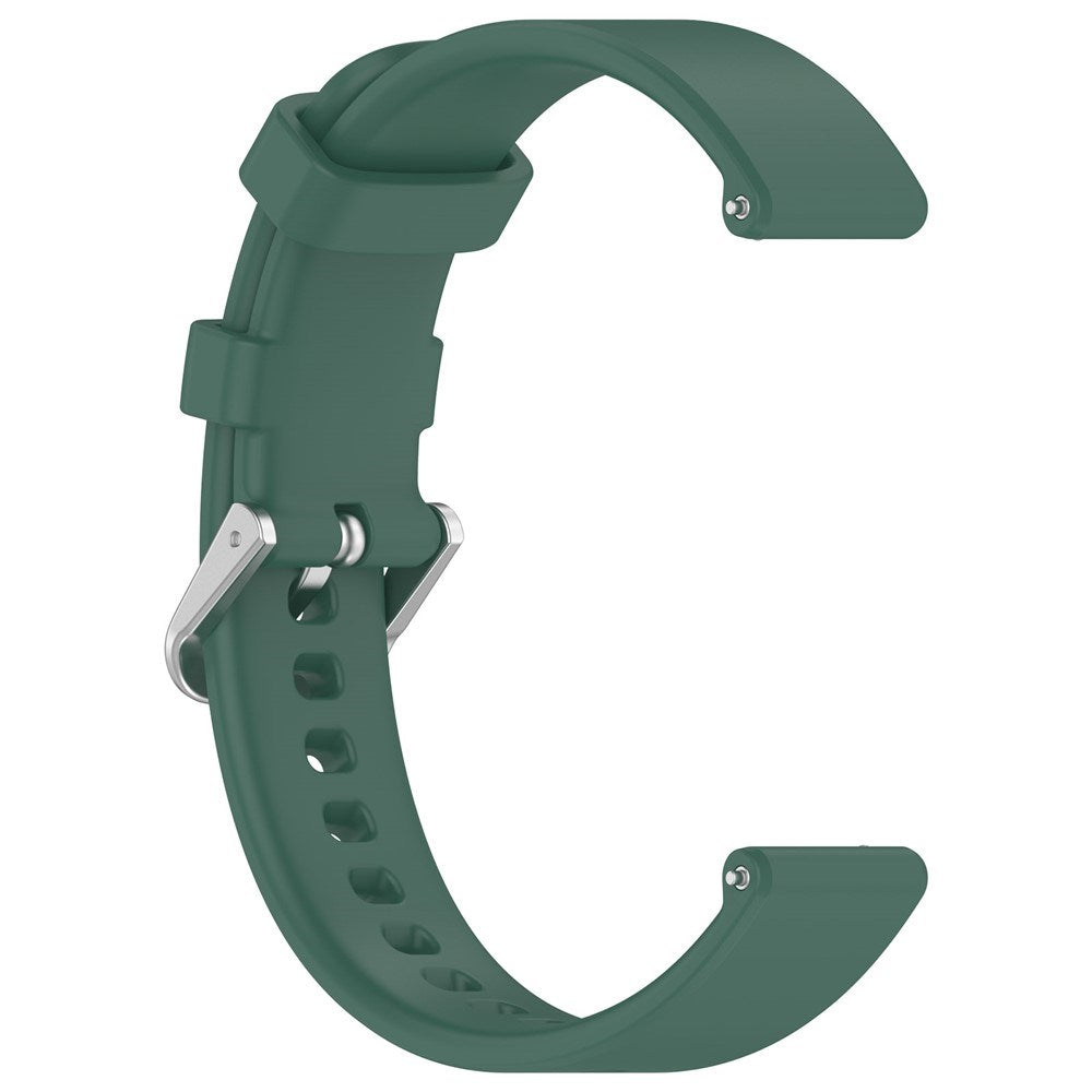 EIDERWOOD Garmin Lily 2 Silicone Strap with Metal Buckle - Dark Green