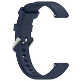 EIDERWOOD Garmin Lily 2 Silicone Strap with Metal Buckle - Dark Blue