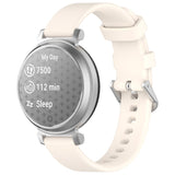 EIDERWOOD Garmin Lily 2 Silicone Strap with Metal Buckle - Beige