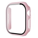 Apple Watch 10 (42mm) Hard Plastic Case with Built-in Screen Protector - Pink