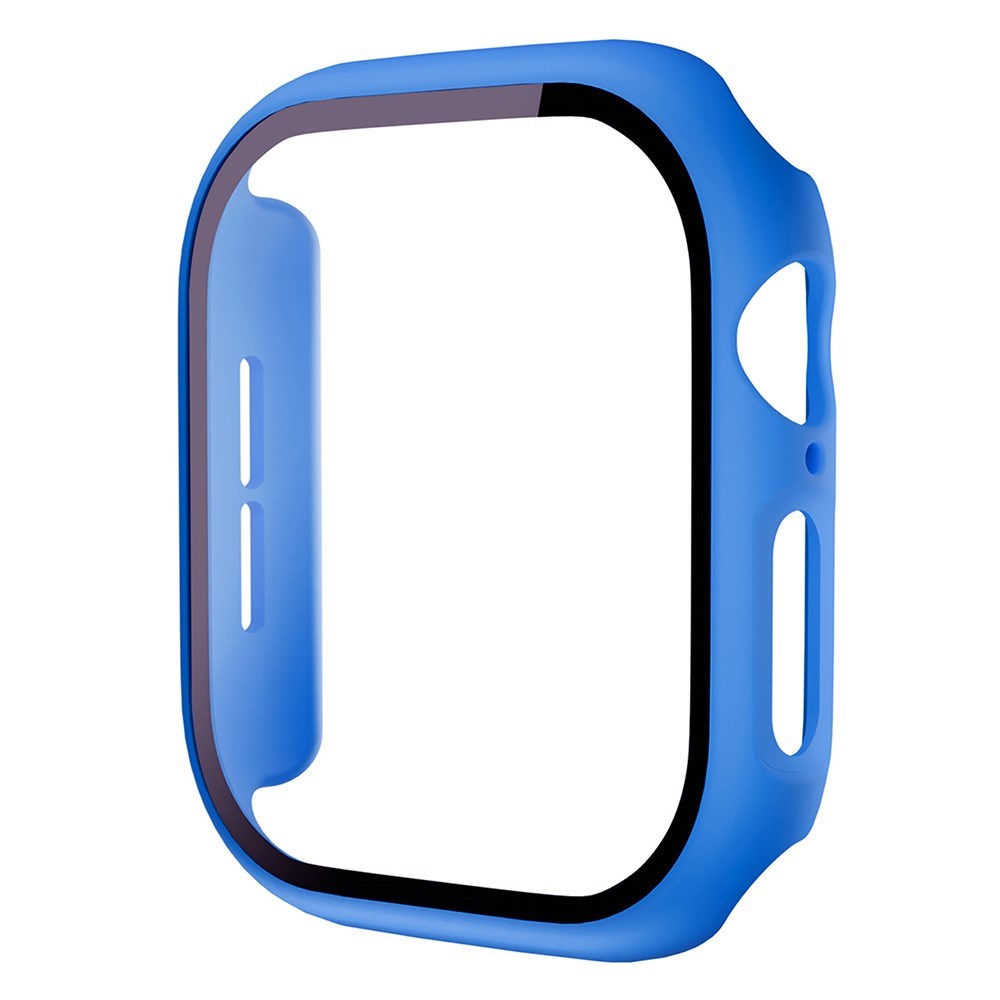 Apple Watch 11 / 10 (42mm) Hard Plastic Case with Built-in Screen Protector - Blue