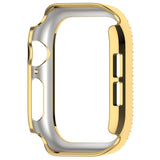 Apple Watch 10 (42mm) Plastic Case - Gold / Rhinestone