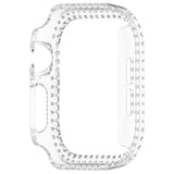 Apple Watch 10 (42mm) Plastic Case - Transparent / Rhinestone