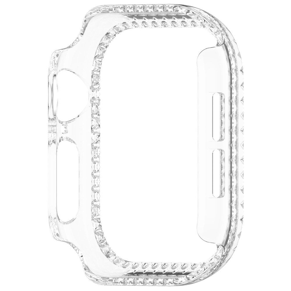 Apple Watch 10 (42mm) Hard Plastic Case - Transparent / Rhinestone