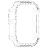 Apple Watch 10 (42mm) Hard Plastic Case - Transparent / Rhinestone