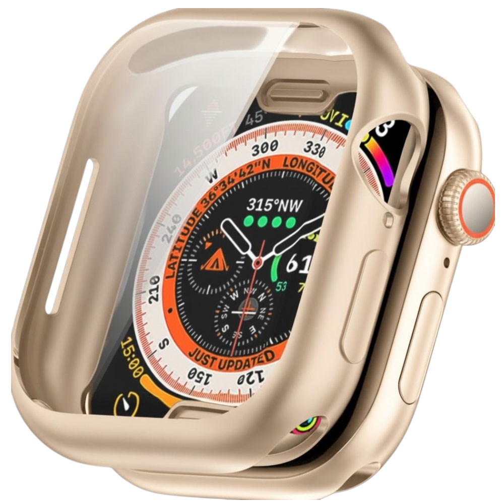 Apple Watch 11 / 10 (42mm) Flexible Plastic Case with Screen Protection - Starlight