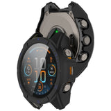 Garmin Tactix 8 AMOLED (47mm) Hard Plastic Case with Screen Protector Glass - Black / Blue
