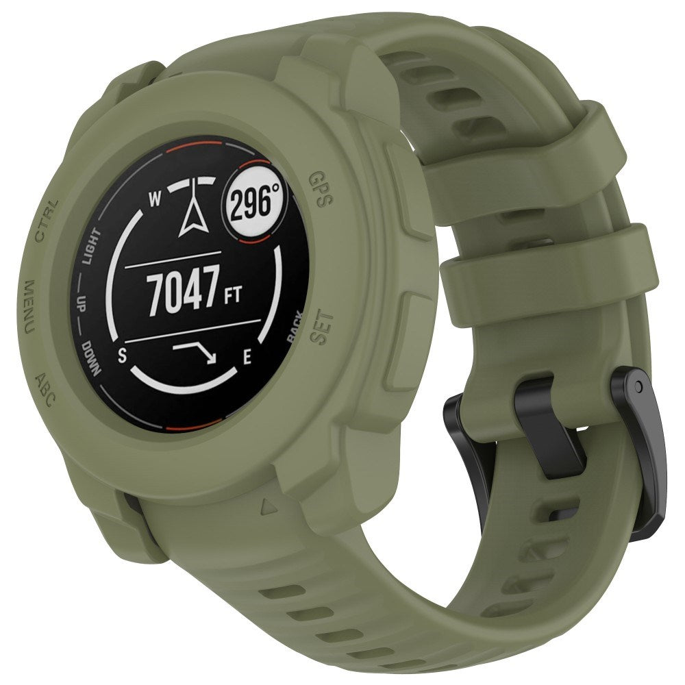 Garmin Instinct E (40mm) Bumper Silicone Case - Army Green