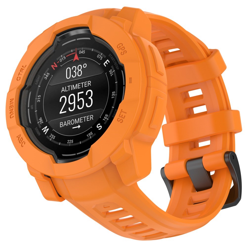 Garmin Instinct E (45mm) Bumper Silicone Case - Orange