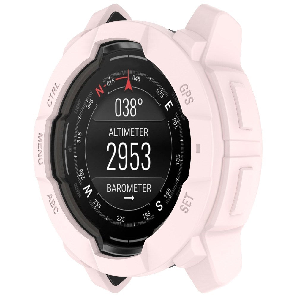 Garmin Instinct 3 AMOLED / Solar (45mm) Bumper Silicone Case - Pink