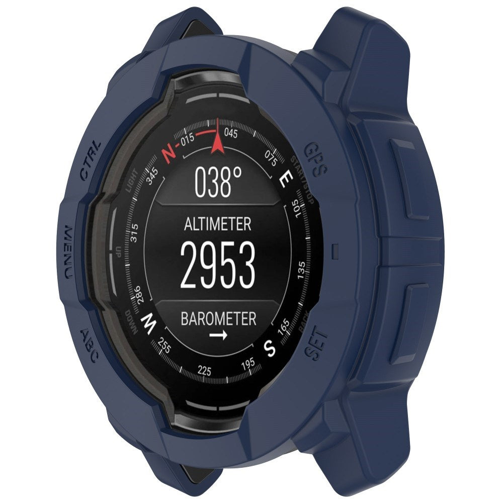 Garmin Instinct 3 AMOLED / Solar (50mm) Bumper Silicone Case - Blue