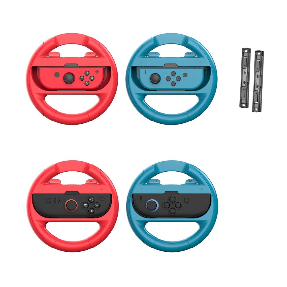 Nintendo Switch / Switch 2 / Switch OLED Controller Steering Wheel - Blue / Red