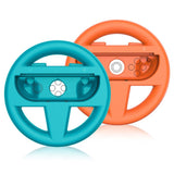 Racing Wheel for Nintendo Switch 2 Controller - 2 pcs - Blue / Orange