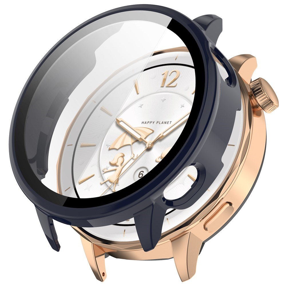 OnePlus Watch 3 (43mm) Case with Tempered Glass Screen Protector - Blue