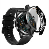 Huawei Watch GT2 (46mm) Flexible Plastic Case w. Screen Protector - Black