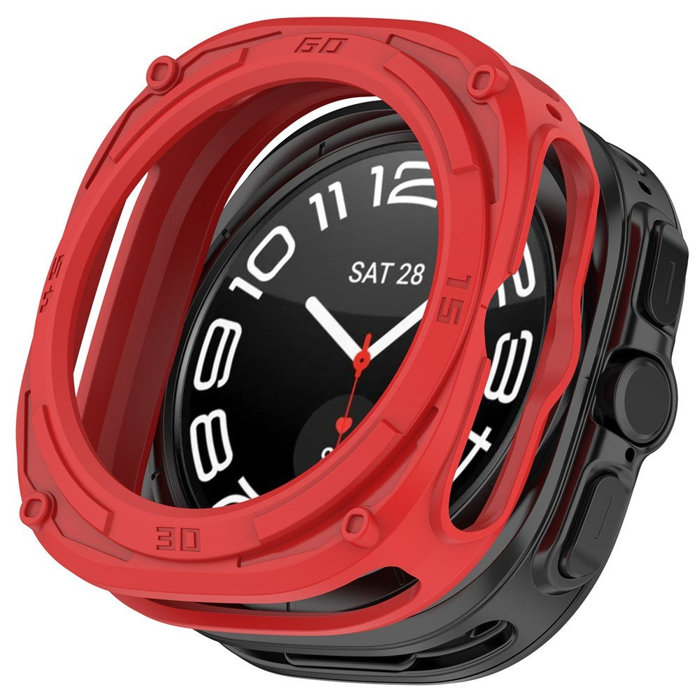 Samsung Galaxy Watch Ultra 2 (47mm) Flexible Plastic Armor Case - Red