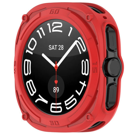 Samsung Galaxy Watch Ultra 2 (47mm) Flexible Plastic Armor Case - Red