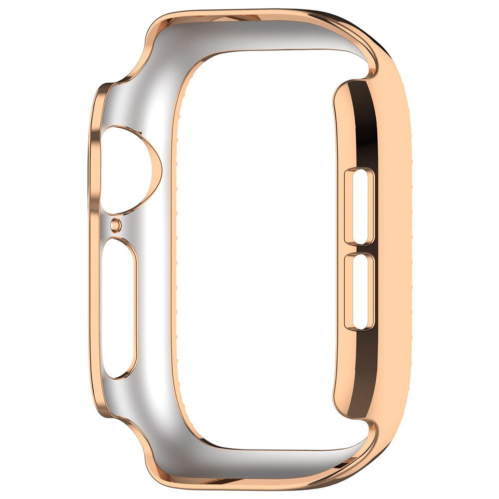 Apple Watch Series 12 (42mm) Hard Plastic Case - Rose Gold & Rhinestones
