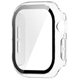 Apple Watch Series 12 (46mm) Hard Plastic Case with Built-In Screen Protector Glass - Transparent