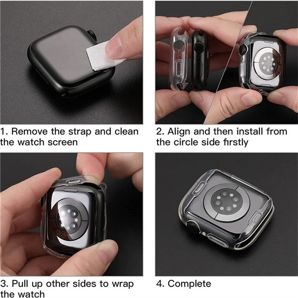 Apple Watch Series 12 (46mm) EIDERWOOD Flexible Plastic Case - Transparent