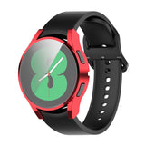 Samsung Galaxy Watch 4 (40mm) Hard Plastic Case w. Built-in Screen Protection - Red