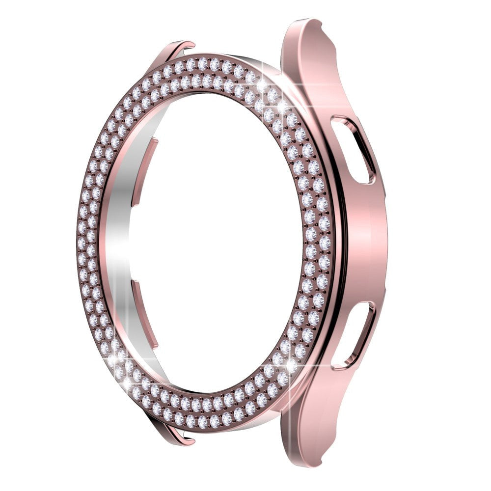 Samsung Galaxy Watch 4 / 5 44mm Hard Plastic Cover w. Rhinestone - Pink