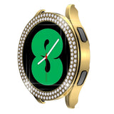 Samsung Galaxy Watch 4 / 5 44mm Hard Plastic Cover w. Rhinestone - Gold