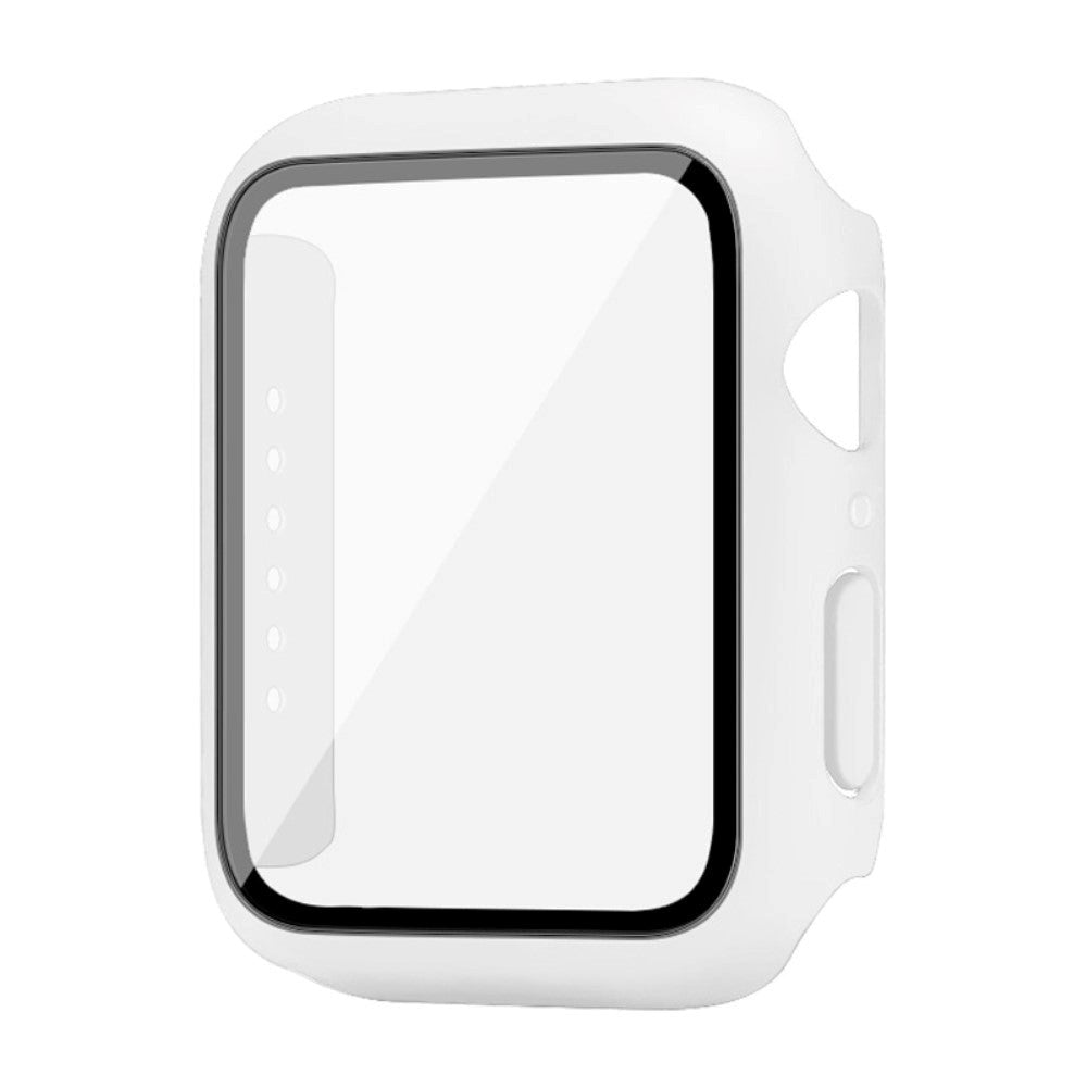 Apple Watch SE/6/5/4 (44mm) IMAK Hard Plastic Case w. Built-in Screen Protection - White