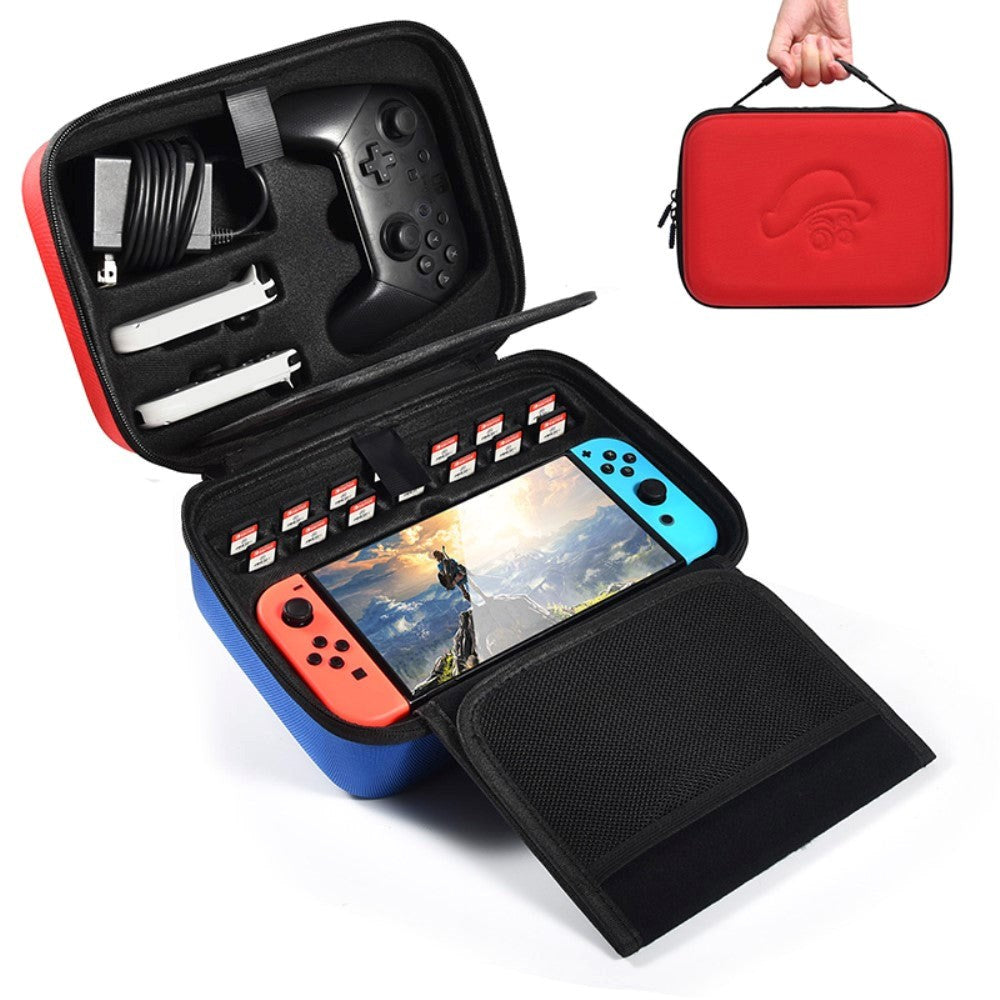 Travel Case for Nintendo Switch / Switch OLED - Blue / Red