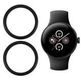 EIDERWOOD Google Pixel Watch 3 (45mm) Tempered Protective Glass - 2 pcs. - Transparent / Black Edge