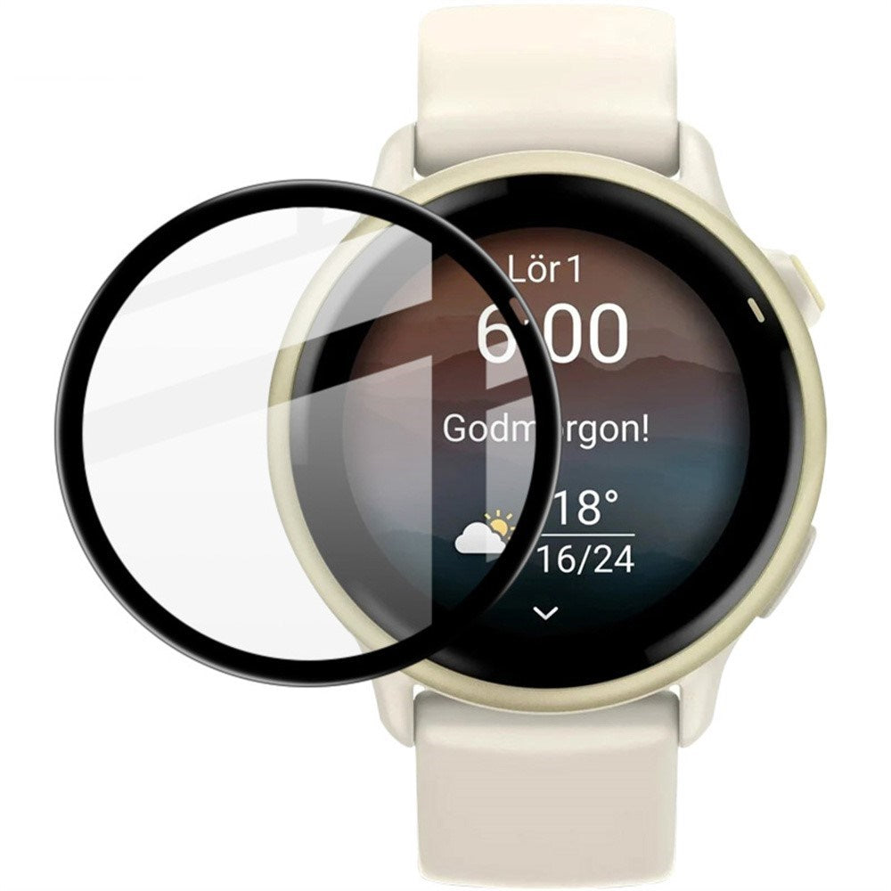 Garmin Vivoactive 6 Screen Protector - Transparent / Black Edge