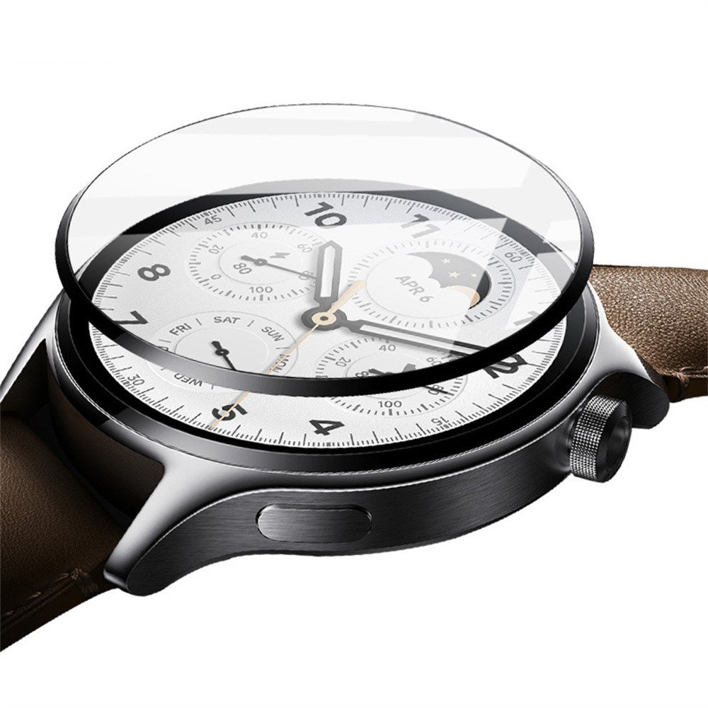 Garmin Vivoactive 6 Screen Protector - Transparent / Black Edge