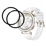 Huawei Watch 5 (42mm) Screen Protector Film – 2 pcs – Transparent / Black Edge
