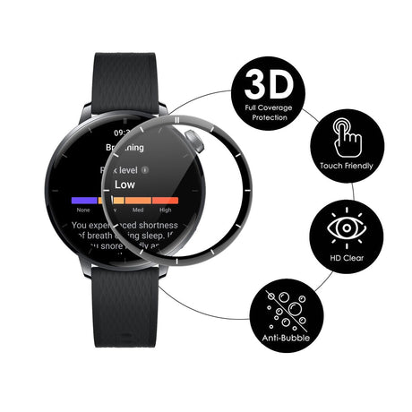 ENKAY OnePlus Watch 3 (43mm) Screen Protector - Transparent / Black Edge