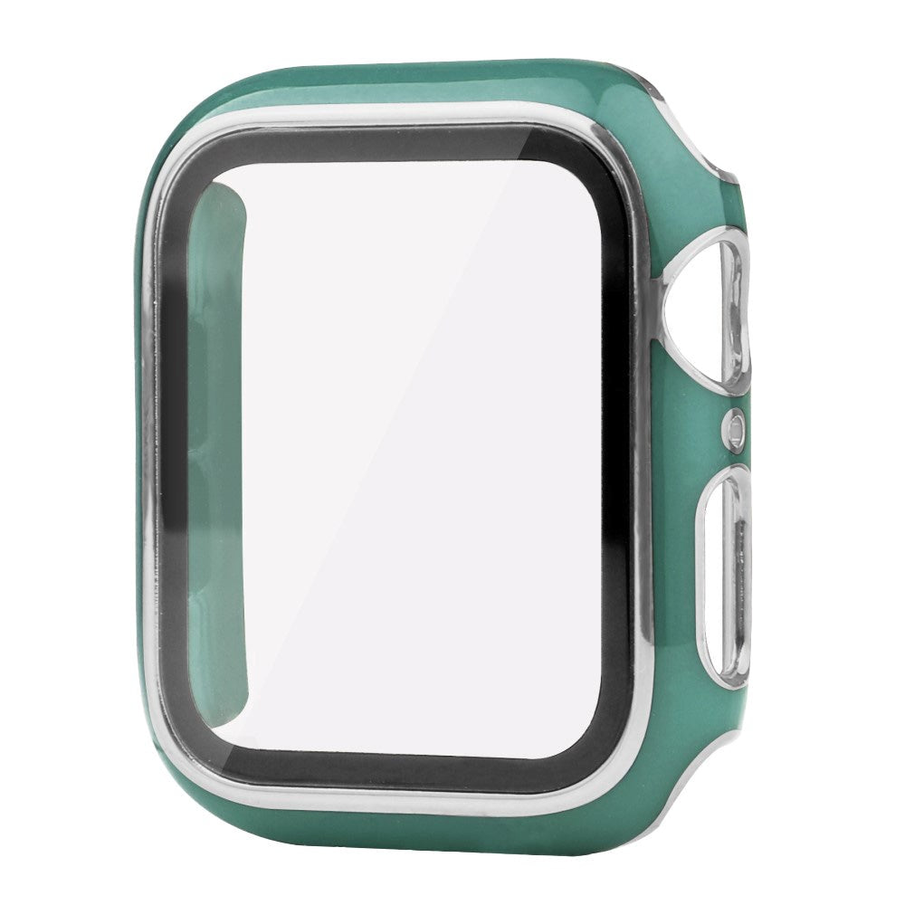 Apple Watch Ultra (49mm) Hard Plastic Case w. Built-in Screen Protection - Green / Silver