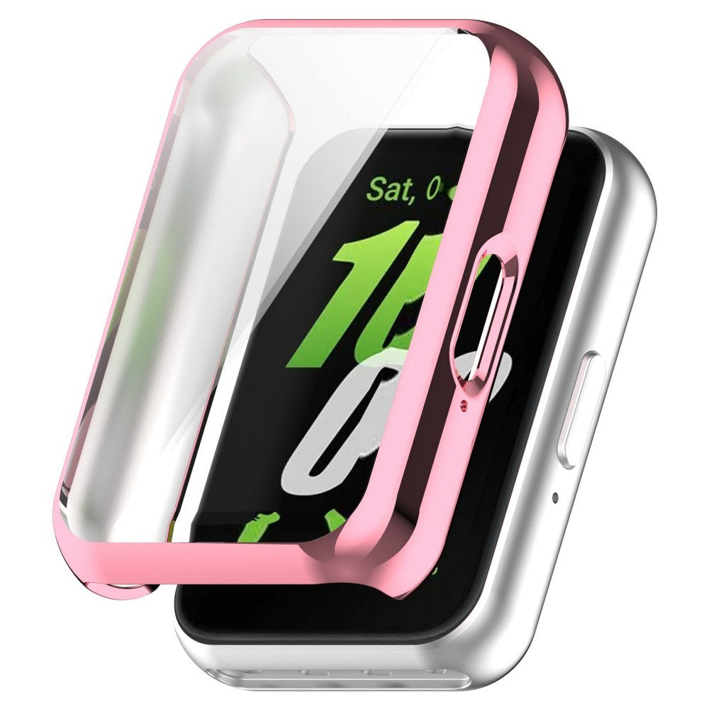 Samsung Galaxy Fit3 Plastic Case w. Built-in screen Protector - Pink