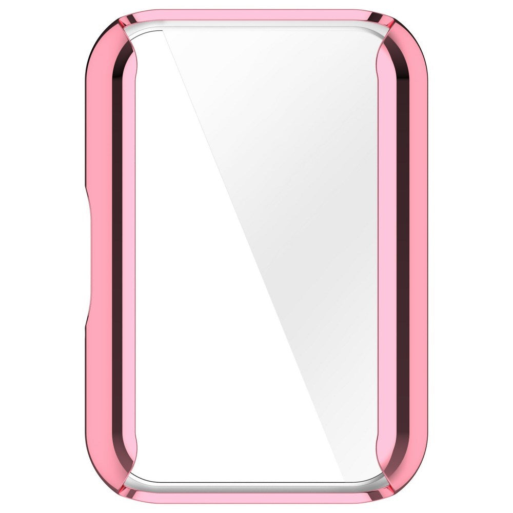 Samsung Galaxy Fit3 Plastic Case w. Built-in screen Protector - Pink