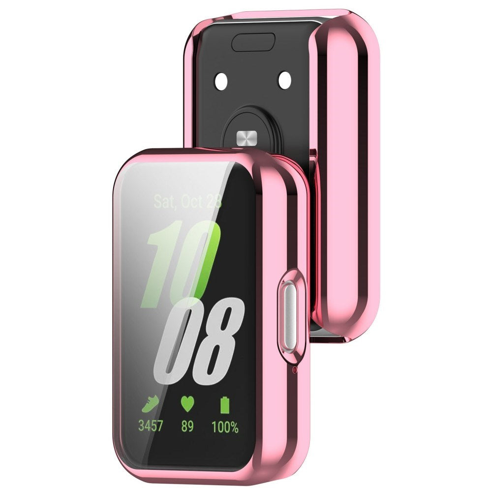 Samsung Galaxy Fit3 Plastic Case w. Built-in screen Protector - Pink