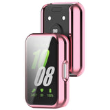 Samsung Galaxy Fit3 Plastic Case w. Built-in screen Protector - Pink