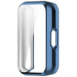 Samsung Galaxy Fit3 Plastic Case w. Built-in screen Protector - Blue