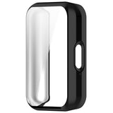 Samsung Galaxy Fit3 Plastic Case w. Built-in screen Protector - Black