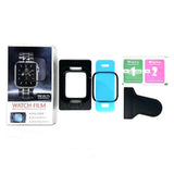 Apple Watch SE / 6 / 5 / 4 (44mm) Full Fit Protective Film with Installation Tool - Transparent / Black