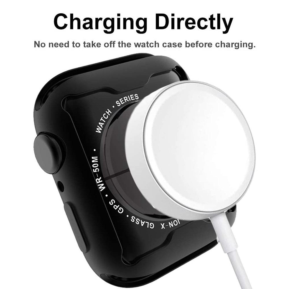 Apple Watch Ultra 3 / 2 / 1 (49mm) Flexible Plastic Case with Screen Protection - Black