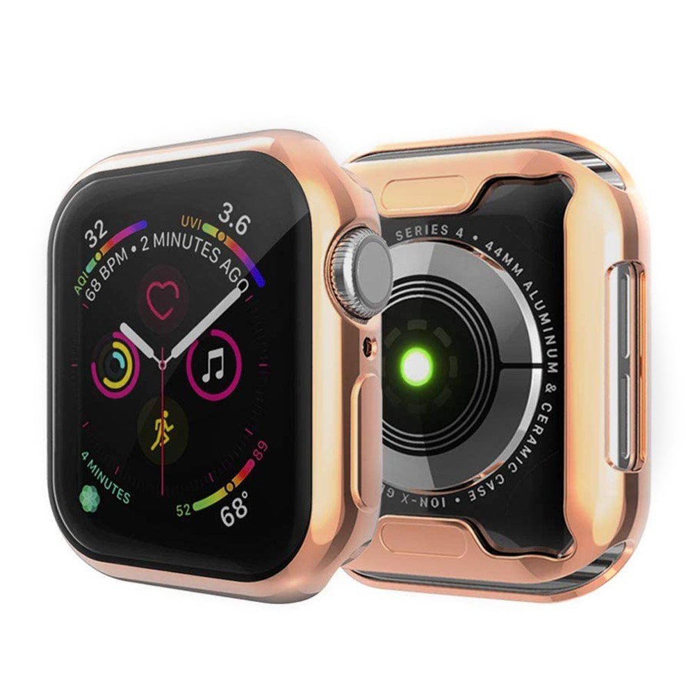 Apple Watch Ultra 3 / 2 / 1 (49mm) Flexible Plastic Case with Screen Protection - Rose Gold