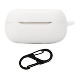 JBL Live Buds 3 Silicone Case with Clip & Cutout for Display - White