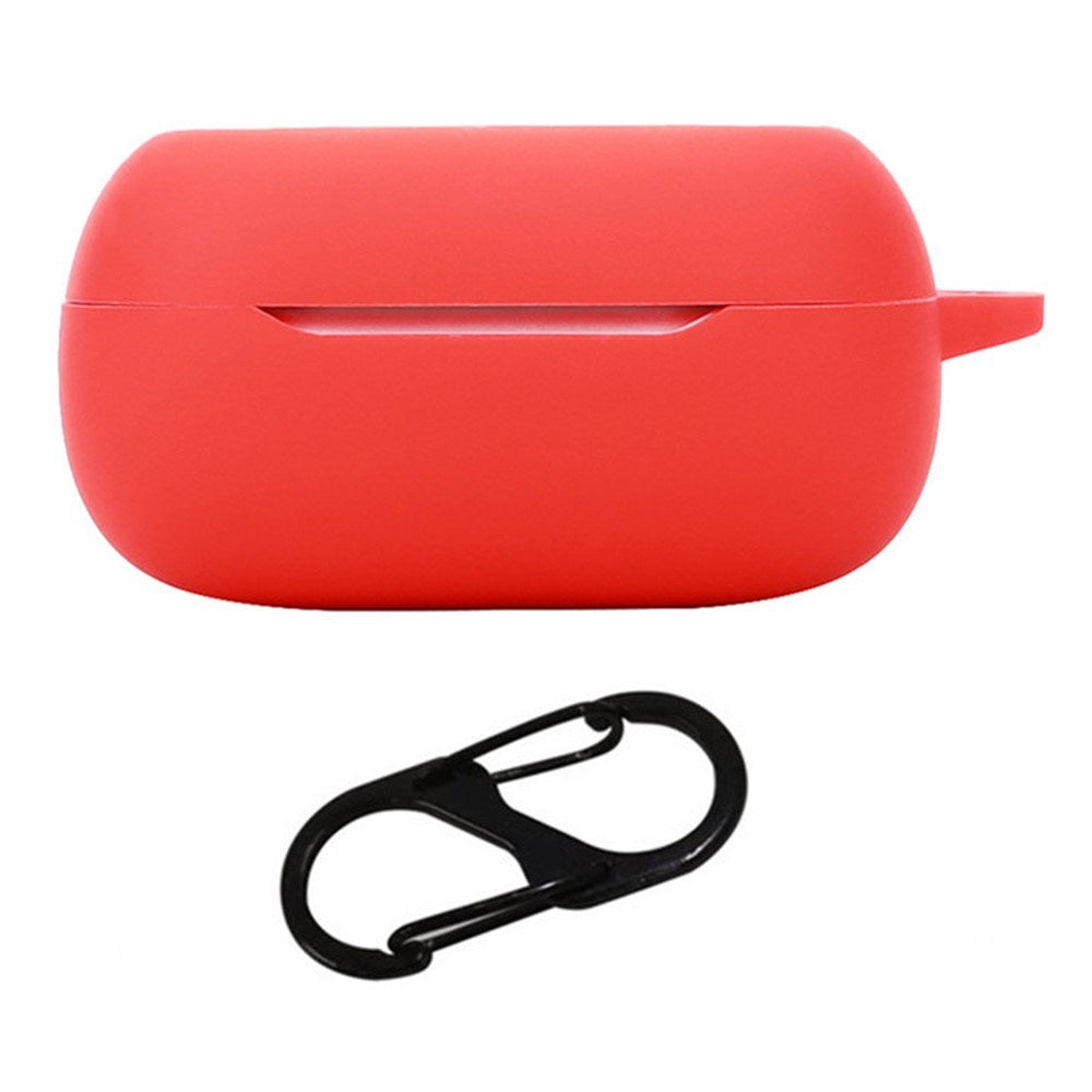 JBL Live Buds 3 Silicone Case with Clip & Cutout for Display - Red