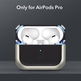 AirPods Pro (1 & 2. gen.) ESR Orbit Hybrid Magnetic Case - MagSafe Compatible - Titanium