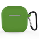 Apple AirPods (4th Gen.) Silicone Case with Carabiner - Green