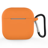 Apple AirPods (4th Gen.) Silicone Case with Carabiner - Orange