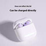 Silicone Case for Apple AirPods (4th Gen) Earbuds - Purple